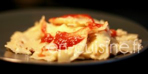 Recette ravioli au boeuf Thermomix