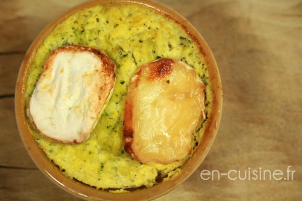 Recette flans de brocolis et fromage de chèvre au Thermomix