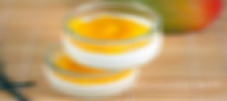 Recette panna cotta allégée et coulis de mangue au Thermomix