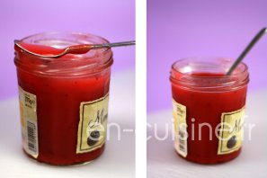 Recette confiture de fraises allégée à l'agar-agar au Thermomix