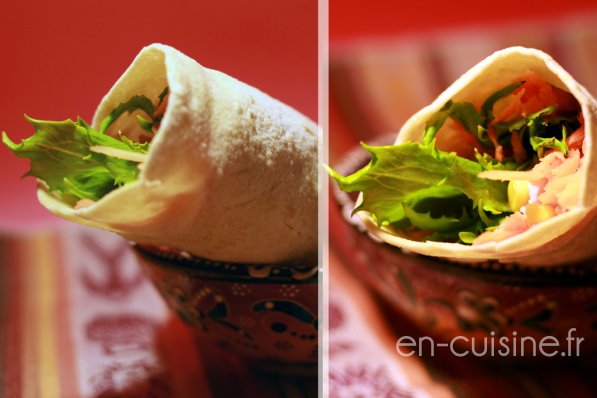 Recette wraps au thon au Thermomix