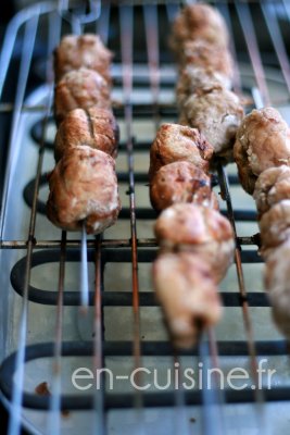 Recette brochettes d'agneau au cumin au Thermomix