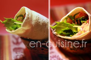 Recette wraps au thon au Thermomix