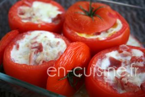 Recette oeufs en nid de tomate au Thermomix