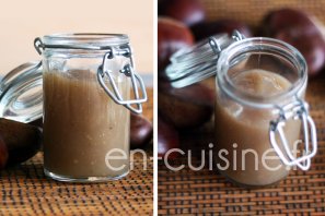 Recette crème de marrons vanillée maison au Thermomix