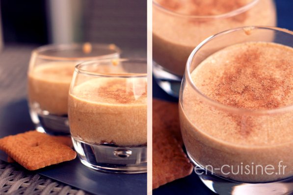 Recette mousse aux spéculoos au Thermomix