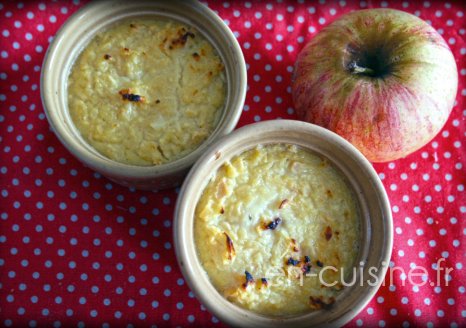 Recette flans légers à la pomme au Thermomix