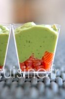 Recette verrines de guacamole et saumon fumé au Thermomix