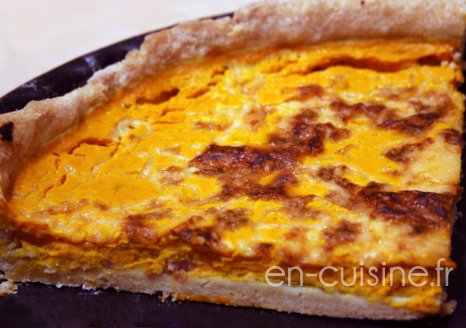 Recette tarte au potimarron et lardons au Thermomix