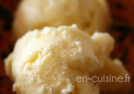 Recette crème glacée à la vanille au Thermomix