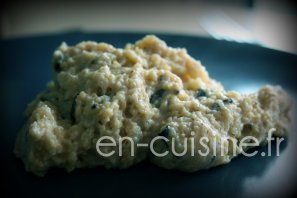 Recette polenta aux olives au Thermomix