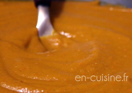 Recette velouté de potimarron aux châtaignes au Thermomix