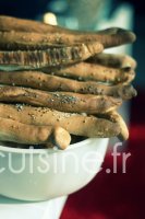 Recette gressins au sésame au Thermomix