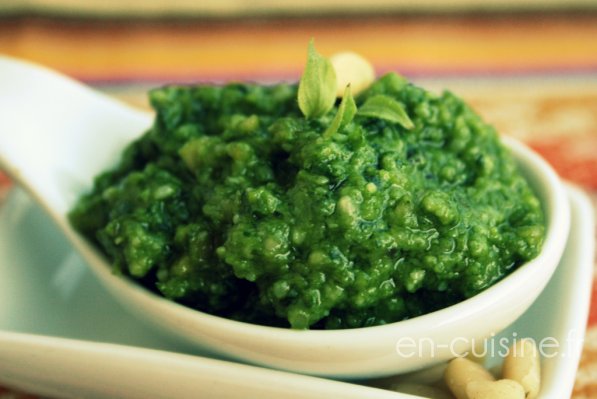 Recette pesto au basilic maison au Thermomix