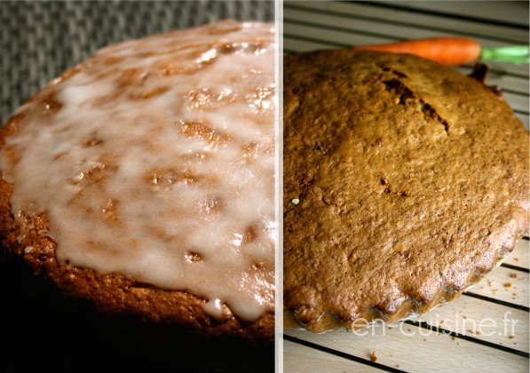 Recette carrot cake, glaçage au citron au Thermomix