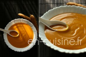 Recette velouté de potimarron et carottes jaunes au Thermomix