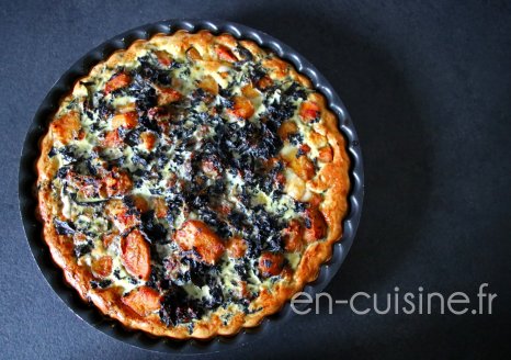 Recette Tarte Salee Butternut Kale Et Comte Au Thermomix En